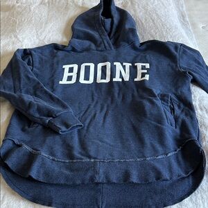Navy Blue Hoodie with Boone Print